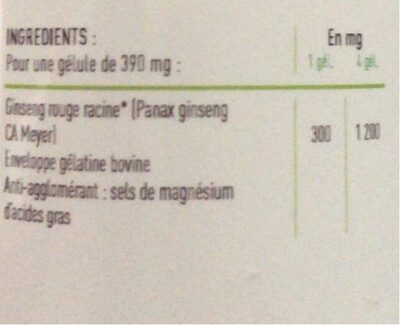 Ginseng rouge
