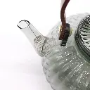 Théière en verre avec infuseur - Perle Rayée Charbon - 950 ml 3.webp