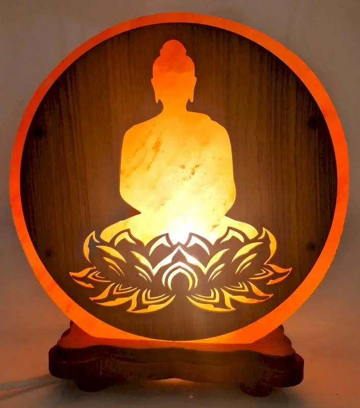 Lampe de Sel Bouddha Lotus 5KG