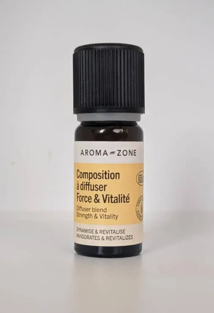 Composition huiles essentielles pour diffuseur Force & Vitalité 