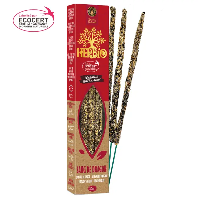 Encens Smudge Ecocert Herbio Sang de Dragon 20g