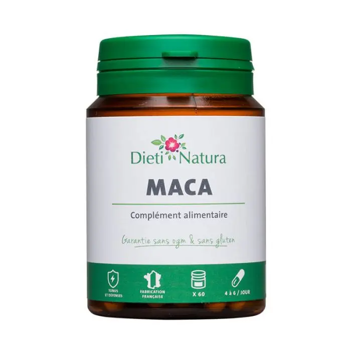 Maca - Aide à dynamiser l'organisme