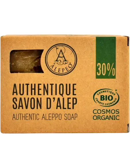 Savon d'Alep 30% pour Peau Très Sensible 200g