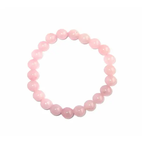 BRACELET 8MM QUARTZ ROSE 