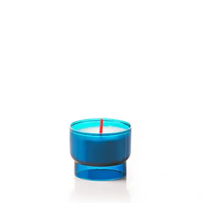 VEILLEUSE DE DEVOTION 6 HEURES : Bleu