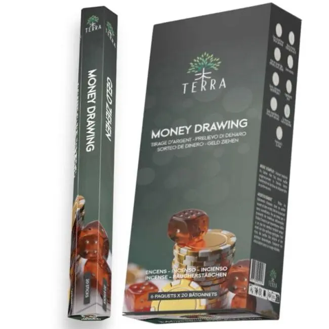 Encens Terra money drawing hexa sans charbon