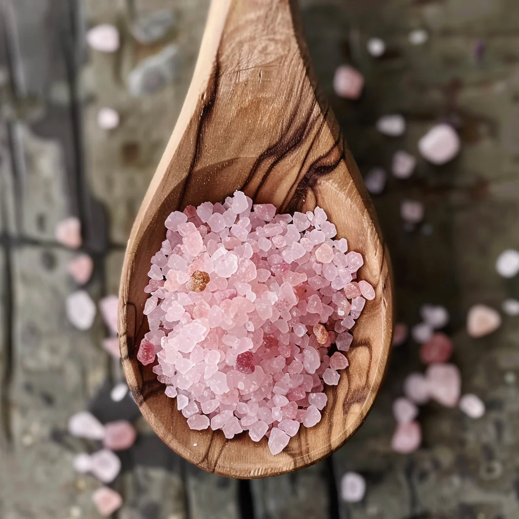 Sels de bain rose de l'himalaya 500g 