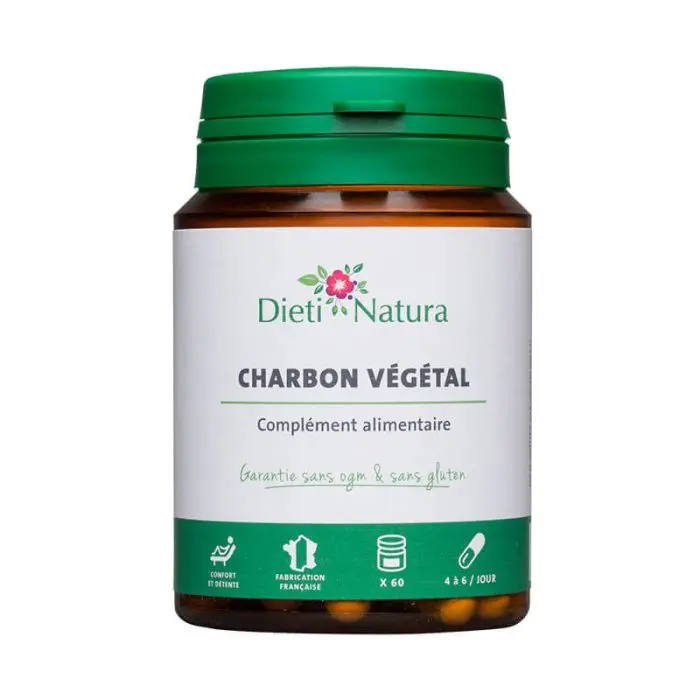  Charbon végétal activé -Confort digestif