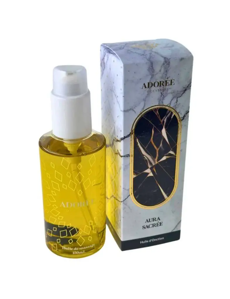 Aura Sacrée - Huile d'Onction Energétique artisanale Adorée - 150 mL