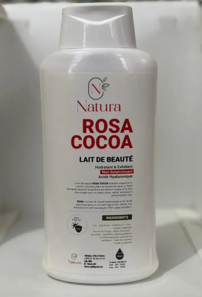 Lait Bio Non Eclaircissant Rosa Cocoa