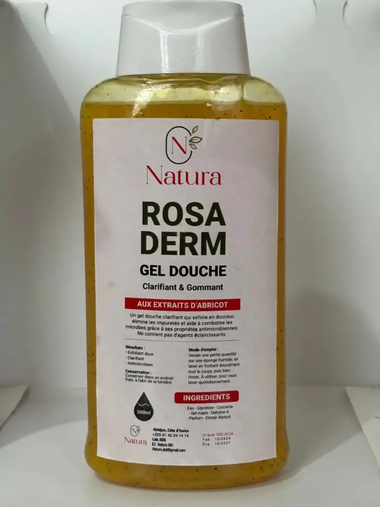 Gel douche Rosa Derm 500 ml 