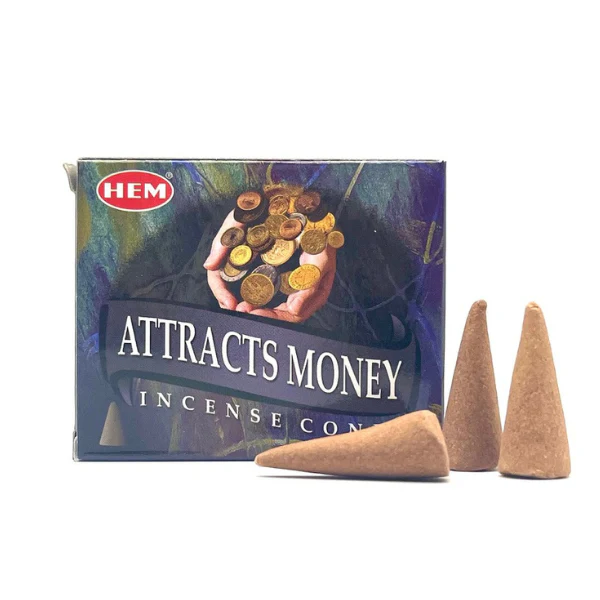 Encens cones Hem Attracts money