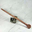 Baguette magique en bois Pentagramme