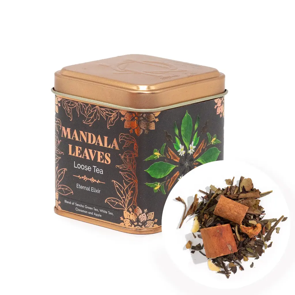 Boîte 50g Thé Blanc & Sencha Élixir Éternel 
