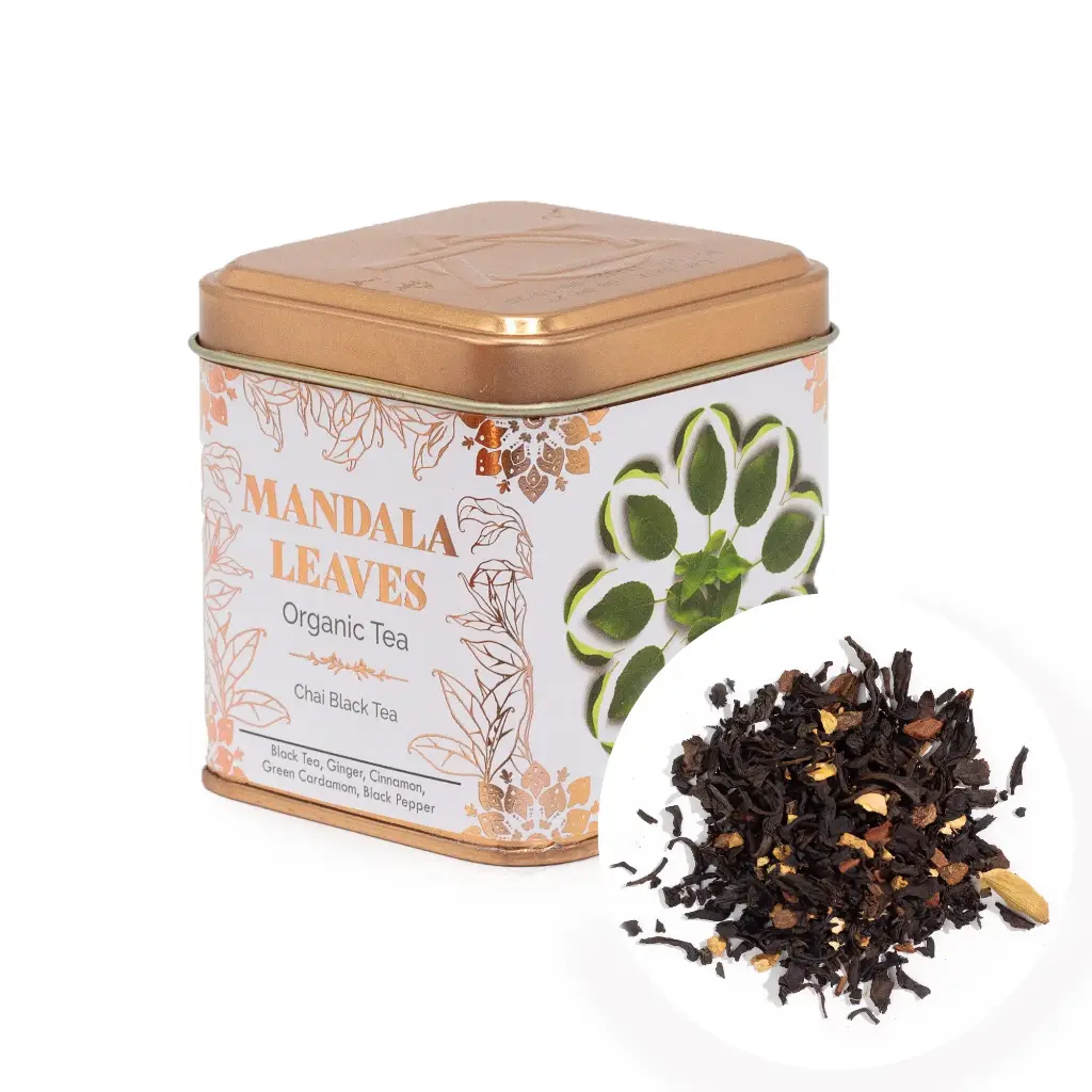 Boîte 50g Thé Noir Bio Chaï 