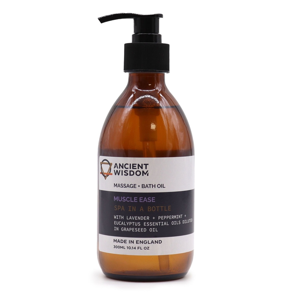 Huile de Massage et Bain Aromathérapie - Détente des Muscles 