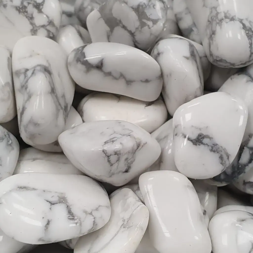 PIERRES ROULÉES HOWLITE QUALITÉ A