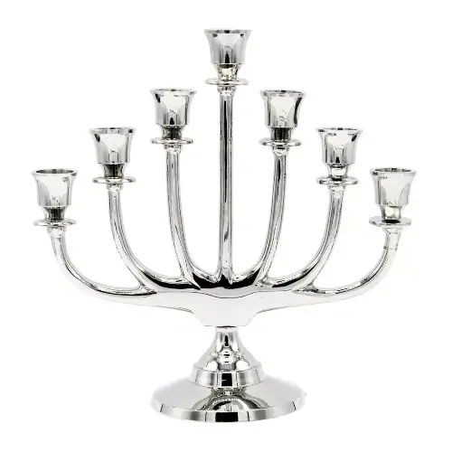 Chandelier en nickel 7 trous