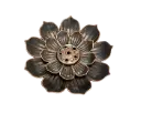 Porte Encens Métal Fleur de Lotus 6 cm