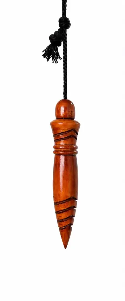 PENDULE EGYPTIEN THOT BUIS - MARRON (GRAVÉ PLOMBE)