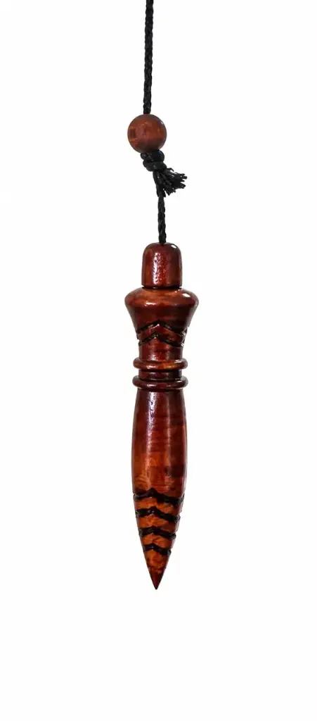 PENDULE EGYPTIEN BUIS THOT (COULEUR CHÊNE PLOMBE)