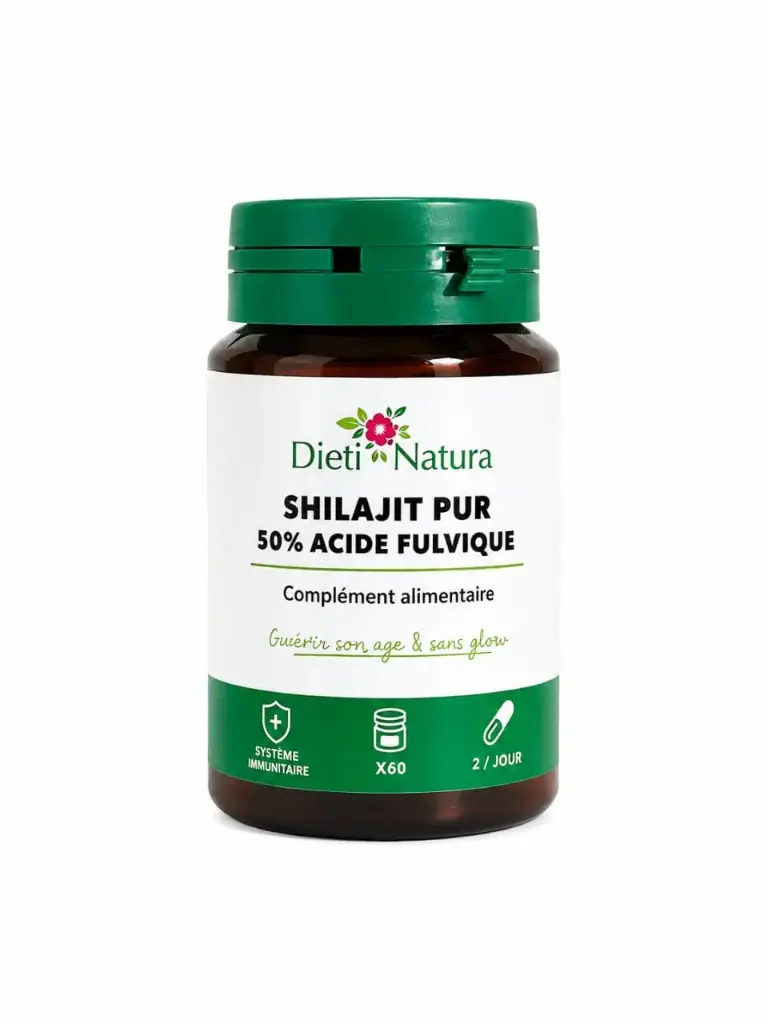 Shilajit Pur - 50% d'acide fulvique 