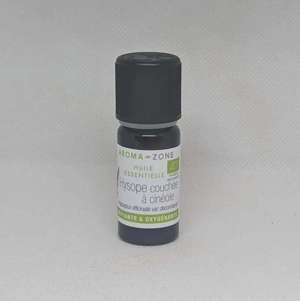 Huile essentielle Hysope couchée à cinéole BIO 