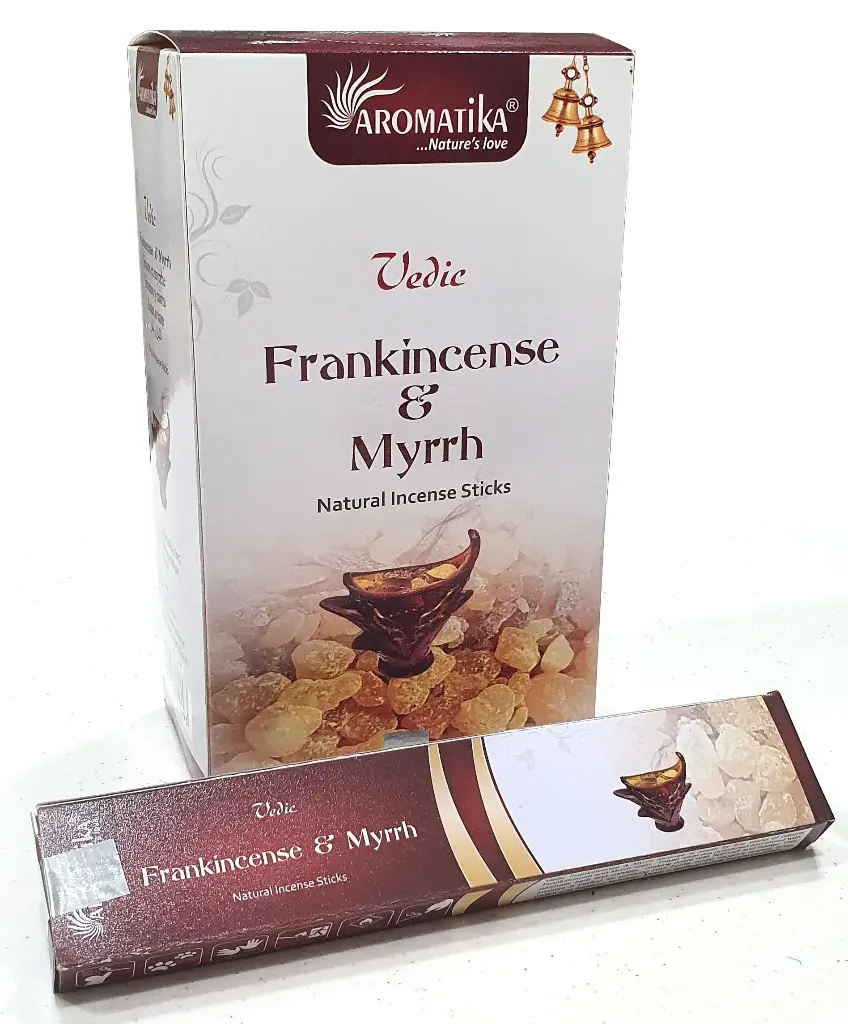 MASALA VEDIC FRANK INCENSE & MYRRH (Oliban-Myrrhe) 15g
