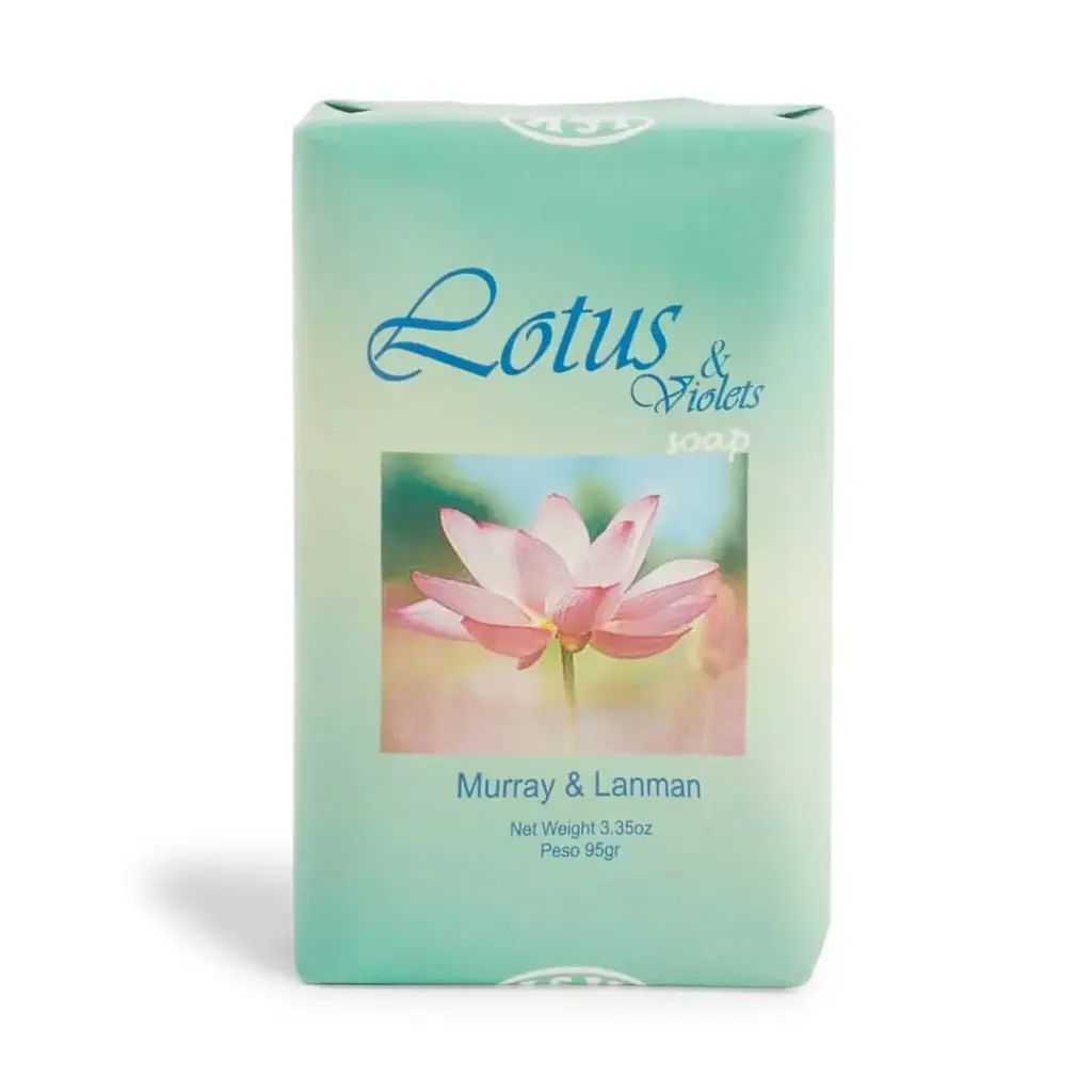 SAVON MURRAY & LANMAN LOTUS & VIOLETS  3.3OZ 