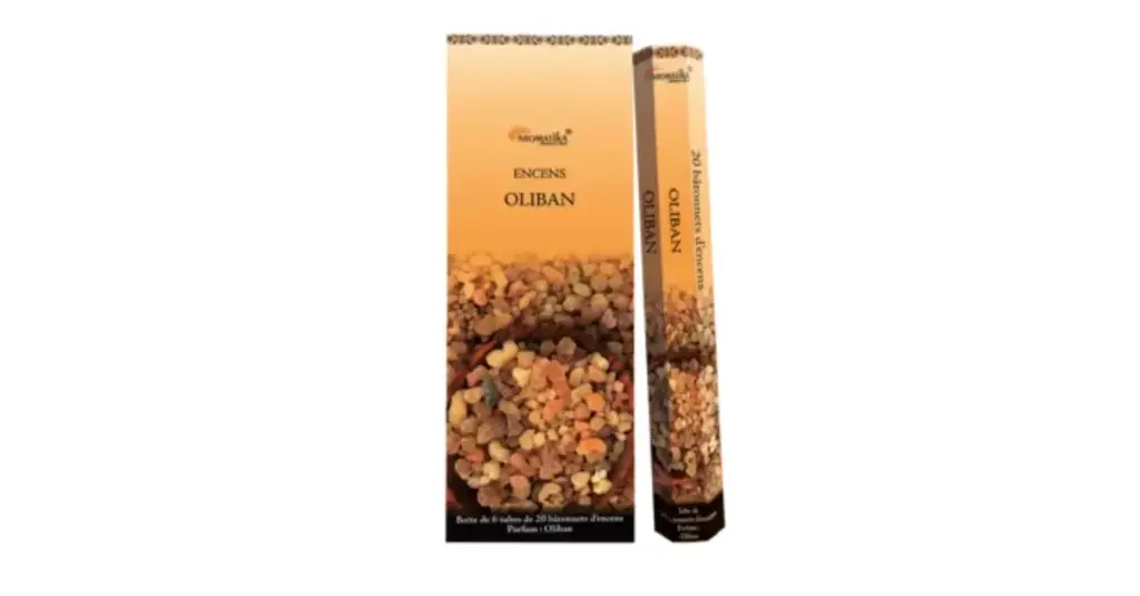Encens Aromatika Oliban / frankincense Hexa (Tube de 20 Batonnets)