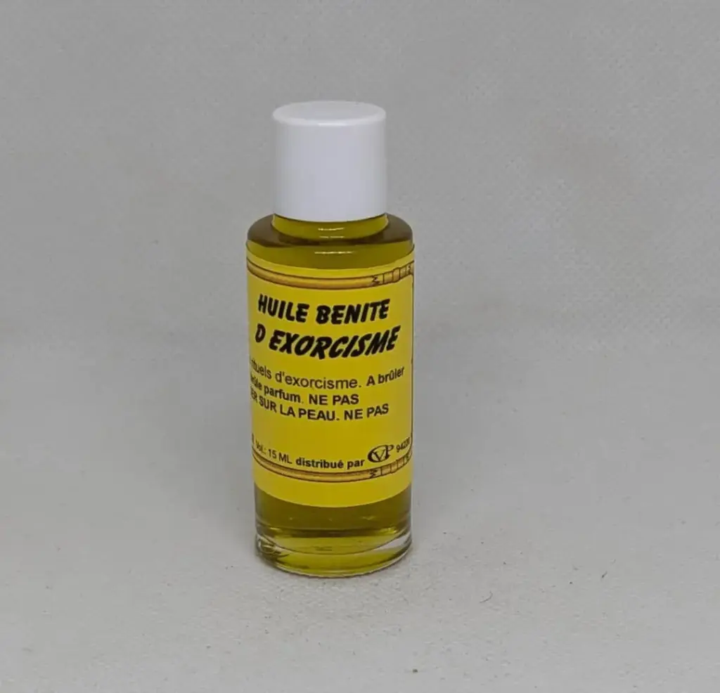 HUILE BENITE D'EXORCISME