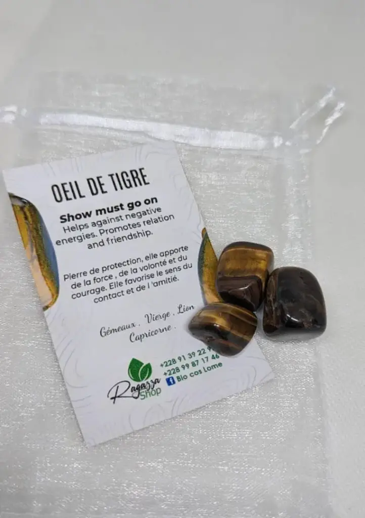 PIERRES ROULÉES ŒIL DE TIGRE QUALITÉ EXTRA
