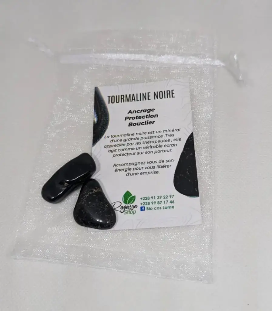 PIERRES ROULÉES TOURMALINE NOIRE QUALITÉ A