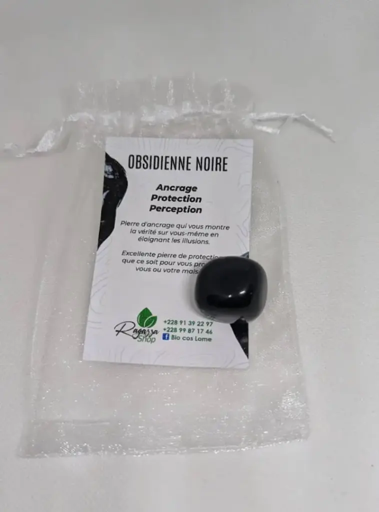 PIERRES ROULÉES OBSIDIENNE NOIRE QUALITÉ EXTRA
