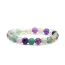 Fluorine - Bracelet en pierre naturelle