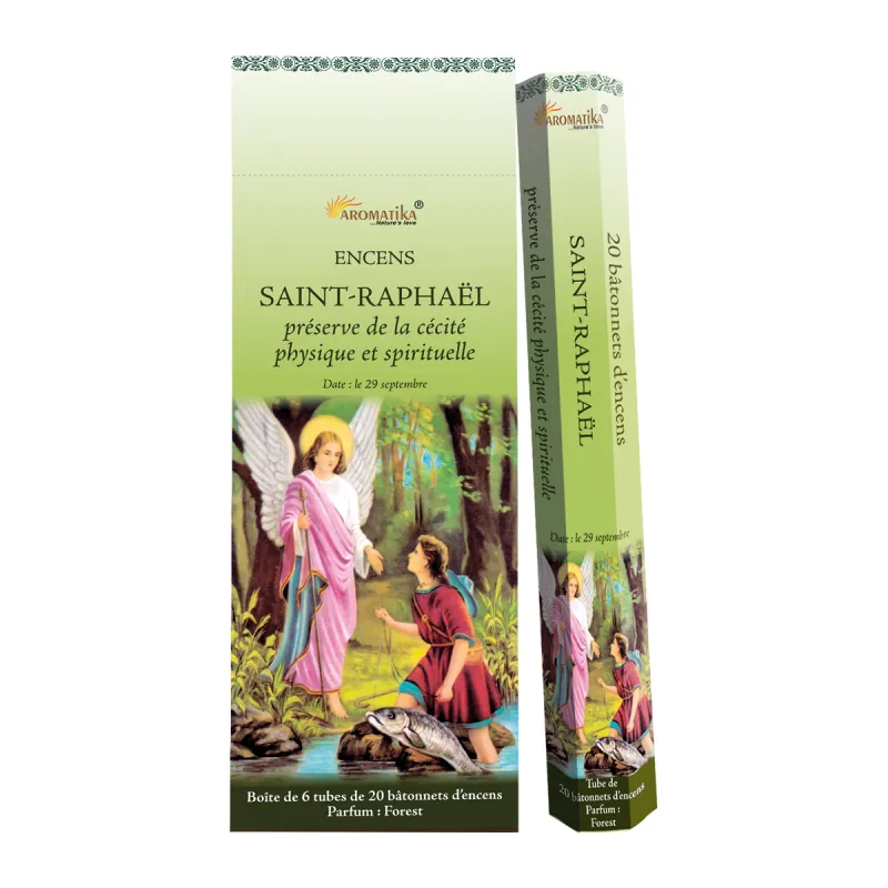  Encens Saint-Raphaël Aromatika Hexa (Tube de 20 Batonnets)