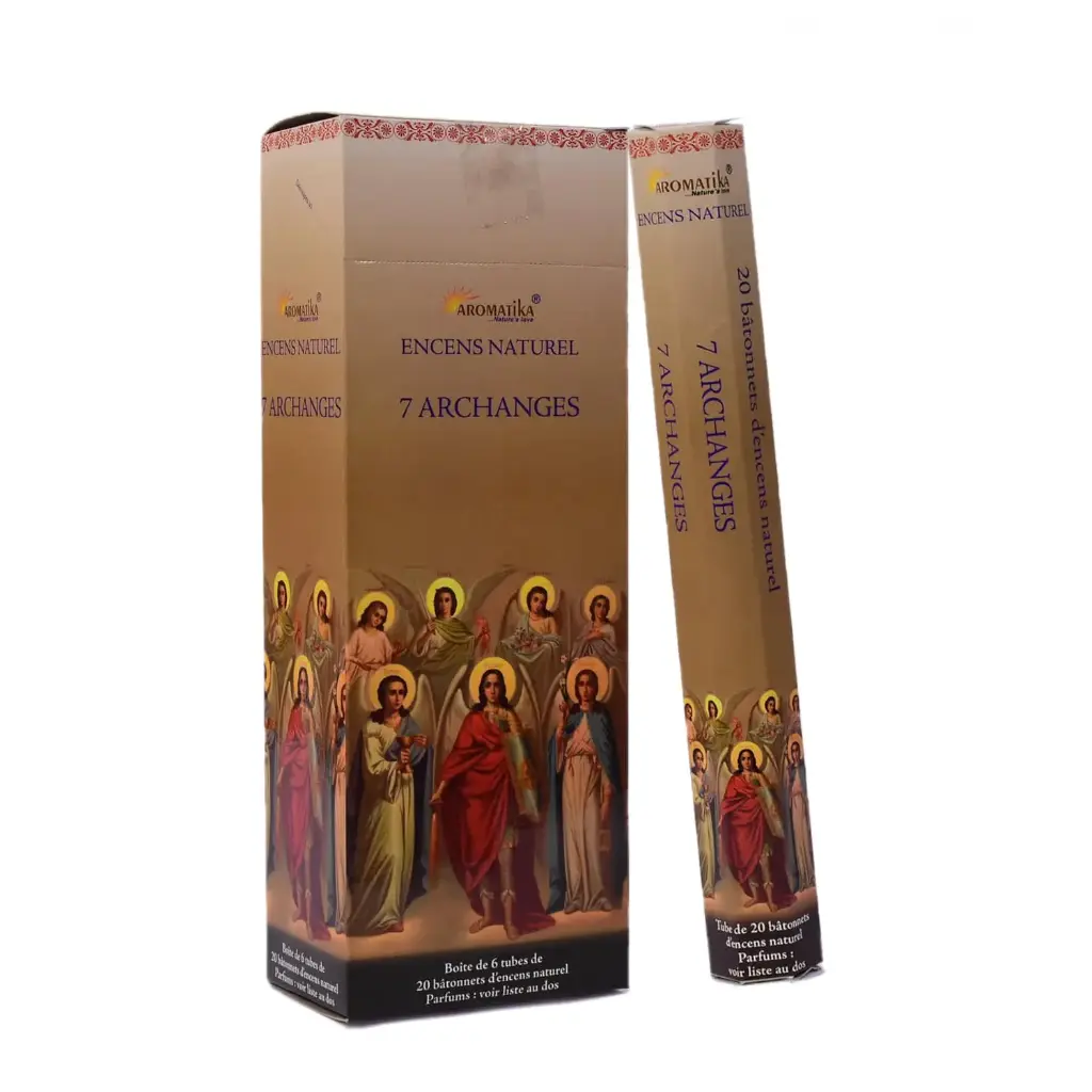 Encens 7 Archanges Aromatika hexa (Tube de 20 Batonnets)