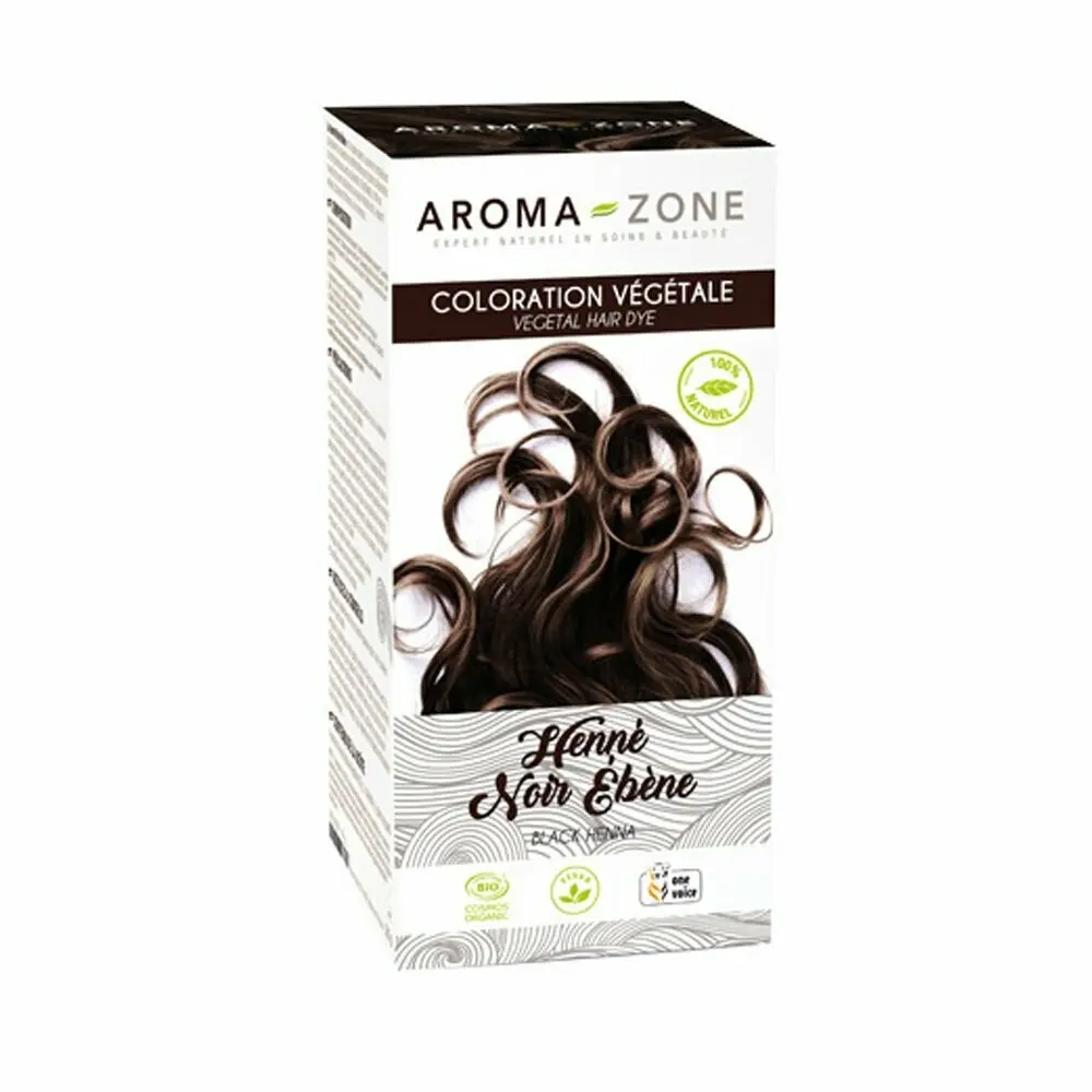 Coloration Végétale Henné Noir Ébène Bio