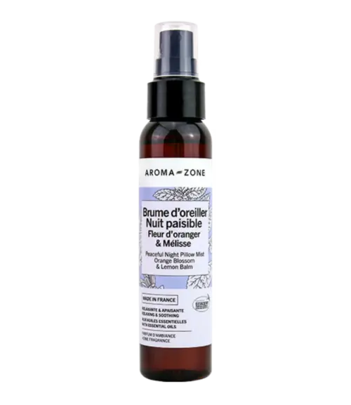 Brume d'oreiller Nuit paisible Fleur d'oranger & Mélisse 