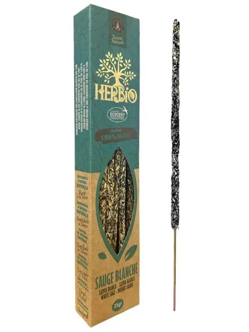 Encens Smudge Ecocert Herbio Sauge Blanche 20g