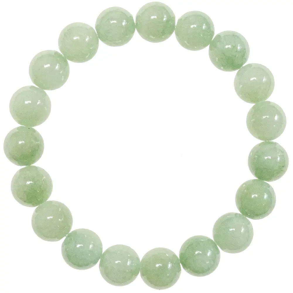 BRACELET 10MM NEW JADE 