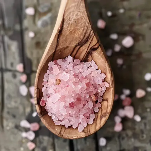 Sels de bain rose de l'himalaya 500g 