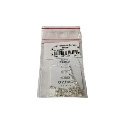 CHAINE ARGENT 50cm
