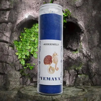 Bougie en verre Yemaya