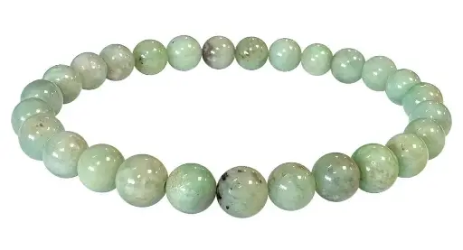 Bracelet Emeraude AA perles 6.5-7.5mm