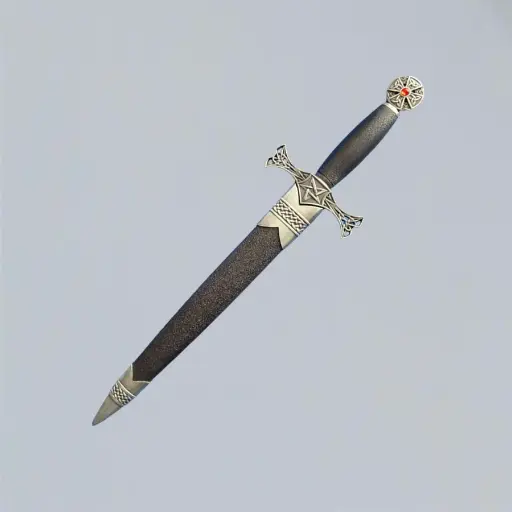 Athame Pentagramme Celtic