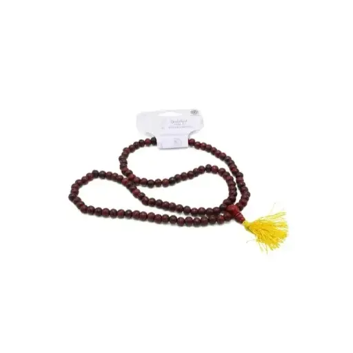 Mala bouddhiste en bois - 108 perles