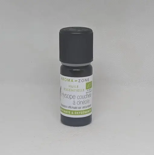 Huile essentielle Hysope couchée à cinéole BIO 