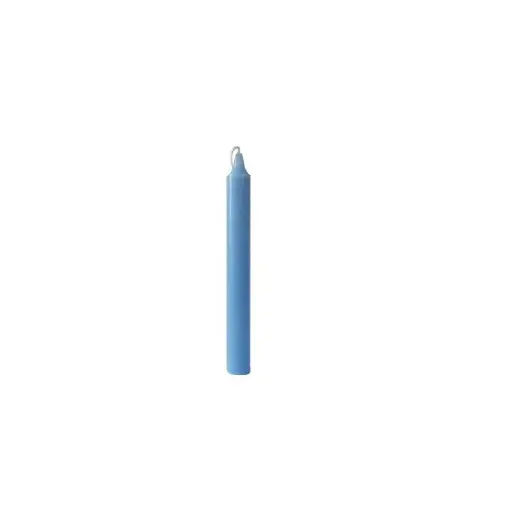 Bougie Teintée Masse - Bleu Pastel ou Pale -1pcs