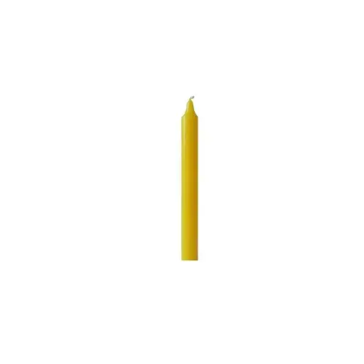 Bougie Teintée Masse -Jaune-1pcs